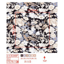 Lycra Nylon Fabric with Flower Print